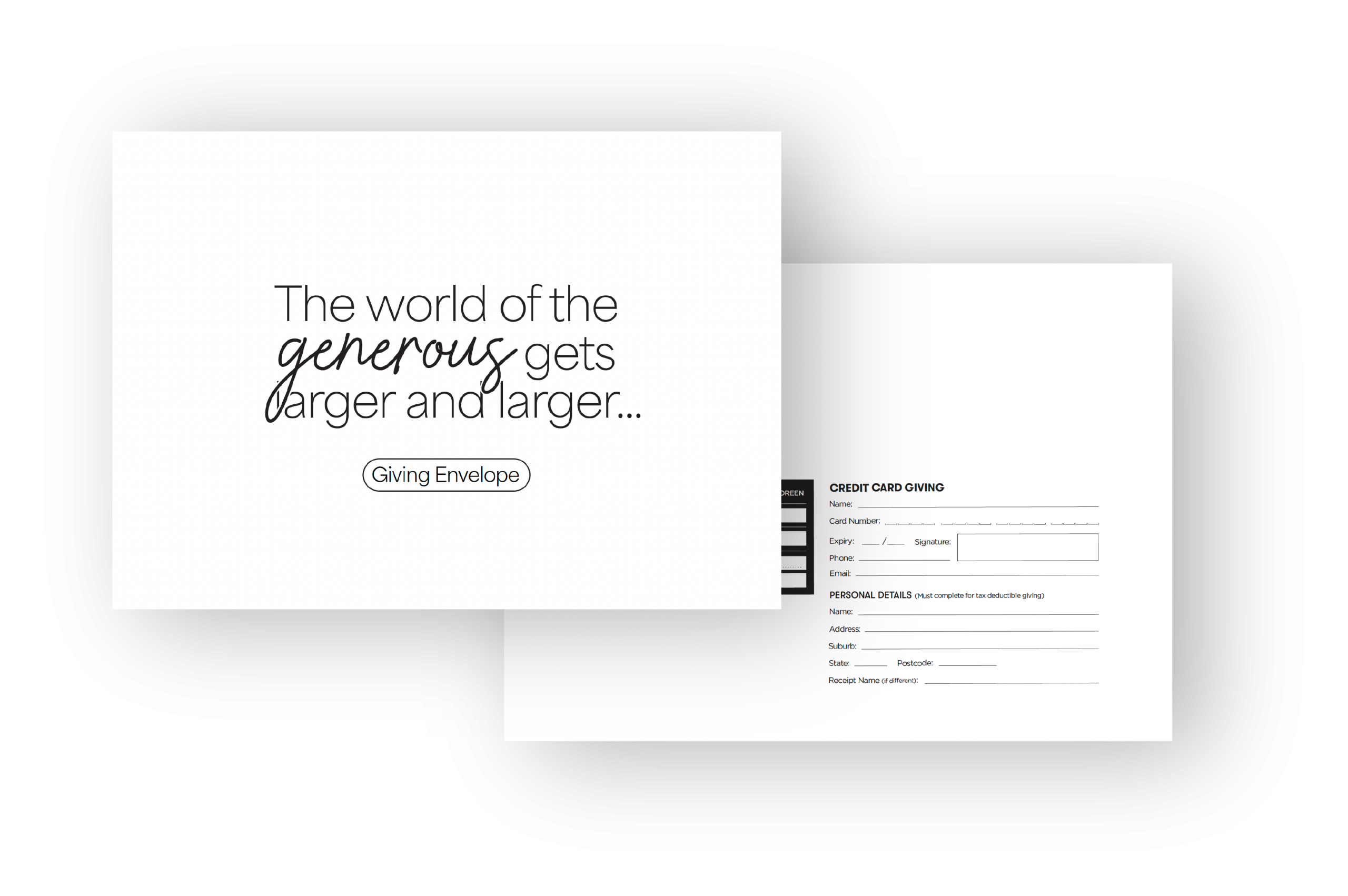 GIVING ENVELOPE